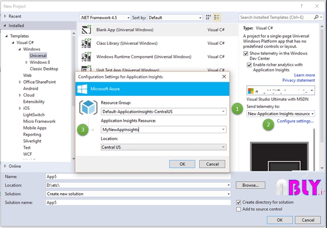 config application insight